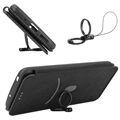 Asus ROG Phone 5 Flip Case - Koolstofvezel - Zwart