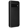 Google Pixel 6 Flip Case - Koolstofvezel - Zwart