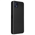 Motorola Moto G50 5G Flip Case - Koolstofvezel - Zwart
