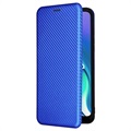 Motorola Moto G50 5G Flip Case - Koolstofvezel - Blauw
