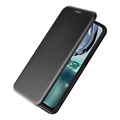 Motorola Moto G62 5G Flip Cover - Koolstofvezel - Zwart