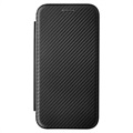 Motorola Moto G71 5G Flip Case - Koolstofvezel