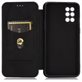 OnePlus 8T Flip Case - Koolstofvezel - Zwart