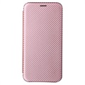 Samsung Galaxy S22+ 5G Flip Case - Koolstofvezel - Roségoud