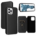 iPhone 14 Pro Flip Case - Koolstofvezel