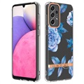 Flower Series Samsung Galaxy A33 5G TPU Case - Blauwe pioen