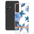 Flower Series Samsung Galaxy A33 5G TPU Case - Blauwe pioen