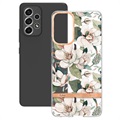 Flower Series Samsung Galaxy A53 5G TPU Case - Groen Gardenia
