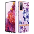 Flower Series Samsung Galaxy S20 FE TPU Case - Paars Begonia