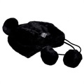 Fluffy Beanie Hat Bluetooth-headset