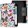 Lenovo Yoga Smart Tab Folio-hoes - vlinders / bloemen