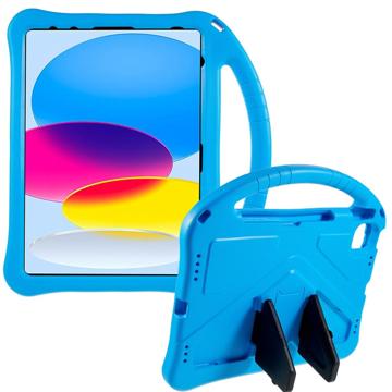 iPad 2022/2025 schokbestendige draagtas voor kinderen - Blauw