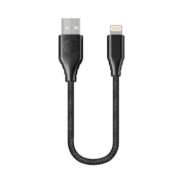 Voor altijd Core USB-A naar Lightning-kabel - 0,2 m - Zwart