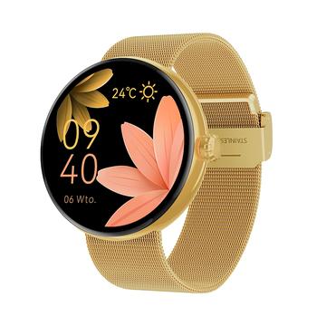Forever Forevive 5 SB-365 Fashion Smartwatch voor dames - Mesh Strap - Goud
