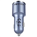 Forever TR-340 Bluetooth FM-zender & autolader - Zilver