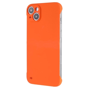 iPhone 14 Frameloze Plastic Hoesje - Oranje