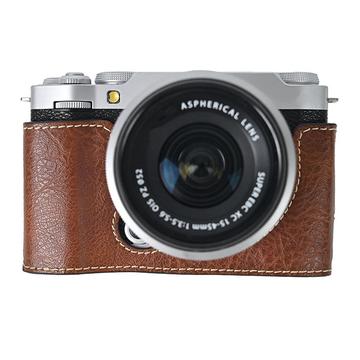Fujifilm X-M5 Premium Beschermhoes - Koffie