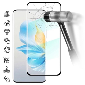 Honor 200 Full Cover Glazen Screenprotector - Zwarte Rand