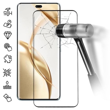 Honor 200 Pro Full Cover Glazen Screenprotector - Zwarte Rand