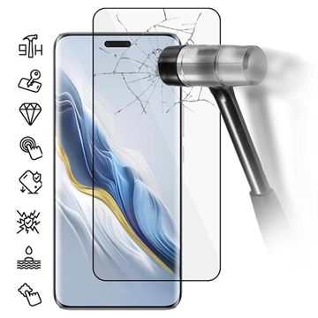 Honor Magic6 Pro Full Cover Glazen Screenprotector - Zwarte Rand