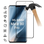 Huawei Mate 80 Pro Volledige Dekking Glazen Screenprotector - 9H - Zwarte rand