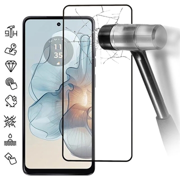 Motorola Moto G24 Power Full Cover Glazen Screenprotector - Zwarte Rand