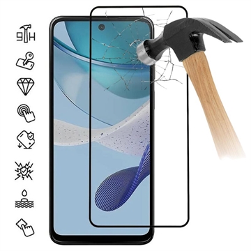 Motorola Moto G53 Full Cover Glazen Screenprotector - Zwarte Rand