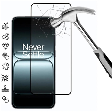 OnePlus 13T Volledige Dekking Glazen Screenprotector - 9H - Zwarte rand