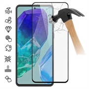 Samsung Galaxy M55 Full Cover Glazen Screenprotector - Zwarte Rand