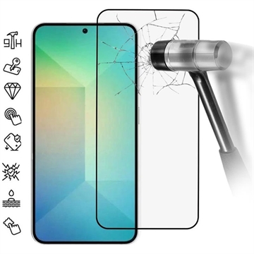 Samsung Galaxy S25+ Full Cover Glazen Screenprotector - Zwarte Rand