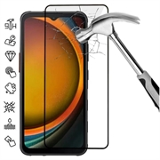 Samsung Galaxy Xcover7 Full Cover Glazen Screenprotector - Zwarte Rand
