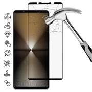 Sony Xperia 1 VII Volledige Dekking Glazen Screenprotector - 9H - Zwarte rand