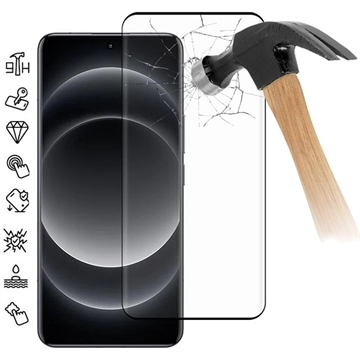 Xiaomi 14 Ultra Full Cover Glazen Screenprotector - Zwarte Rand