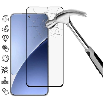 Xiaomi 15 Pro Full Cover Glazen Screenprotector - Zwarte Rand
