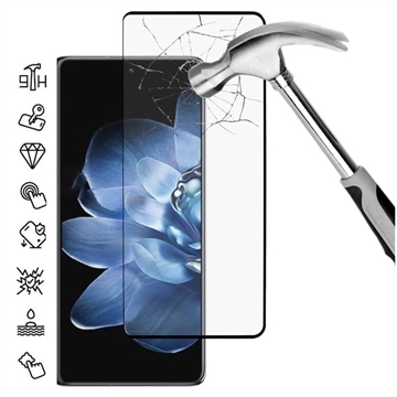 Xiaomi Mix Fold 4 Full Cover Glazen Screenprotector - Zwarte Rand