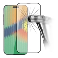iPhone 15 Pro Full Cover Glazen Screenprotector - Zwarte Rand