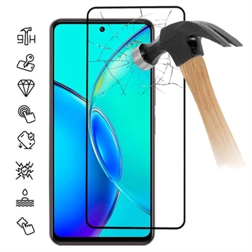 vivo Y27s Full Cover Glazen Screenprotector - Zwarte Rand