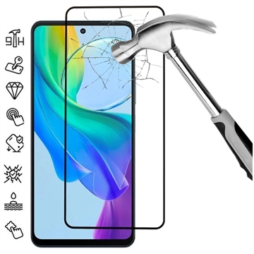 vivo Y78t Full Cover Glazen Screenprotector - Zwarte Rand