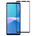 Full Cover Sony Xperia 10 III, Xperia 10 III Lite Screenprotector van gehard glas - Zwart