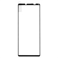 Full Cover Sony Xperia 10 III, Xperia 10 III Lite Screenprotector van gehard glas - Zwart