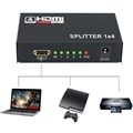 Full HD HDMI Splitter 1x4 - Audio & Video - Zwart