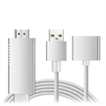 Full HD Mirroring Kabel (Geopende verpakking - Uitstekend) - Lightning, microUSB, USB-C/HDMI Adapter