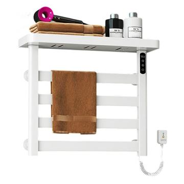 G50 Elektrisch verwarmd handdoekenrek - rechtse wandcontactdoos - wit