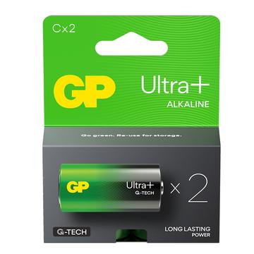 GP Ultra+ G-Tech LR14/C batterijen - 2 stuks.