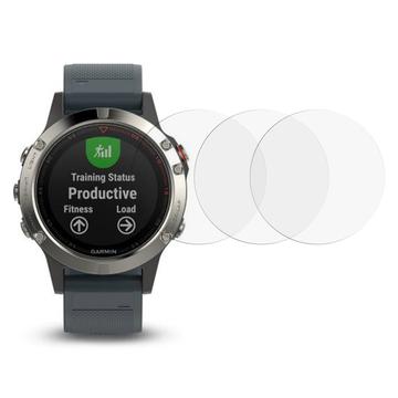 Garmin Fenix 5/5 Plus/5X/5X Plus Glazen Screenprotector - 46mm - 2 St.