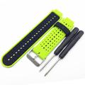 Garmin Forerunner 235/630/735 Dual-Color Siliconen Sportband - Lichtgroen