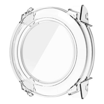 Garmin Instinct 3 Plastic Hoesje met Glazen Screenprotector - 50mm - Doorzichtig