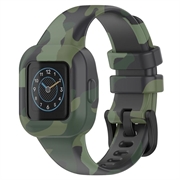 Garmin VivoFit Jr. 3 Zachte Siliconen Band - Camouflagegroen