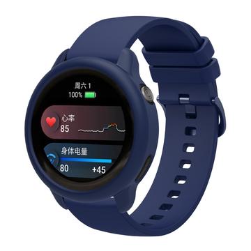 Garmin vivoactive 6 Vervangende Siliconen Band met Geïntegreerd Frame - Blauw