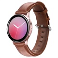 Samsung Galaxy Watch Active2 echt leren band - 44 mm - bruin